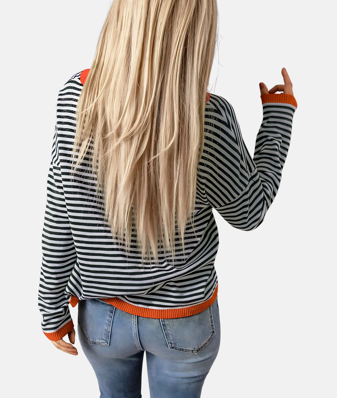 R&B | Gestreifter Pullover