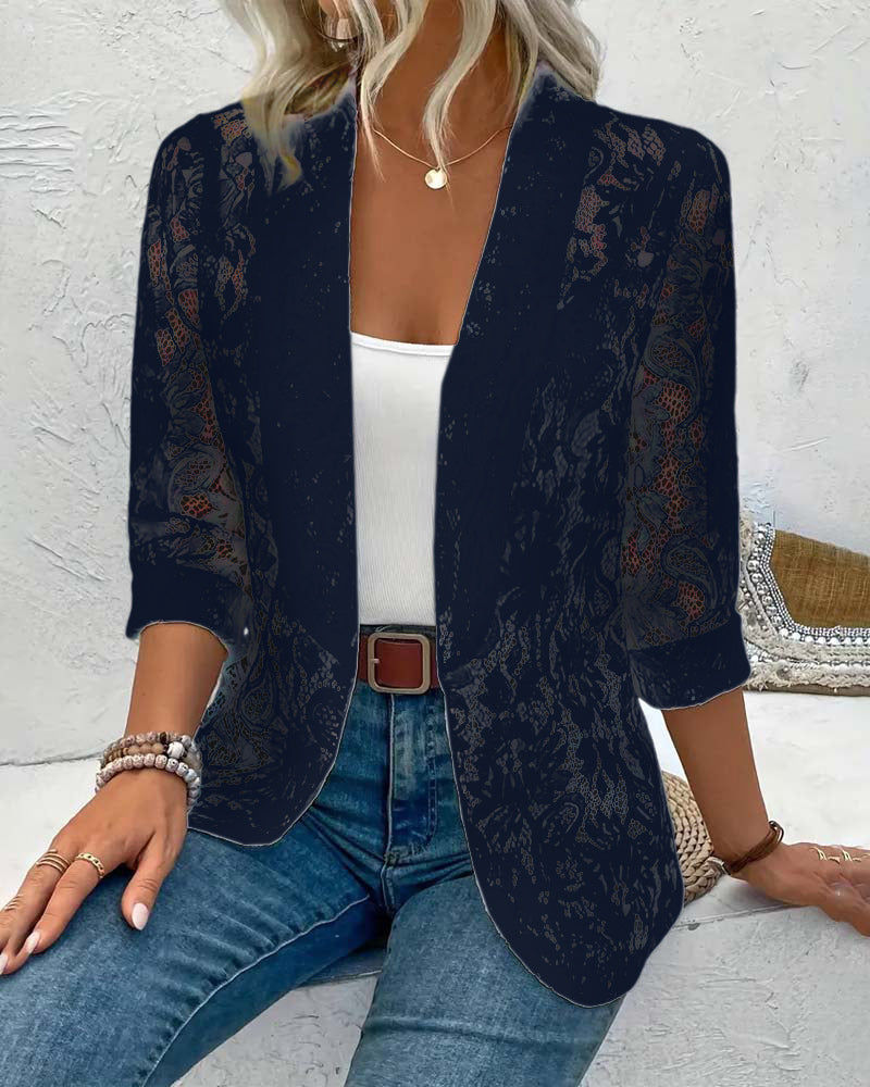 R&B | Eleganter Blazer mit Spitze
