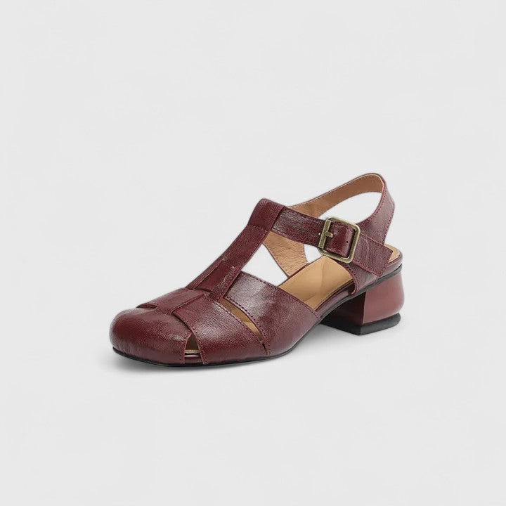 elegante Damensandalen, hochwertiges Leder. R&B R&B