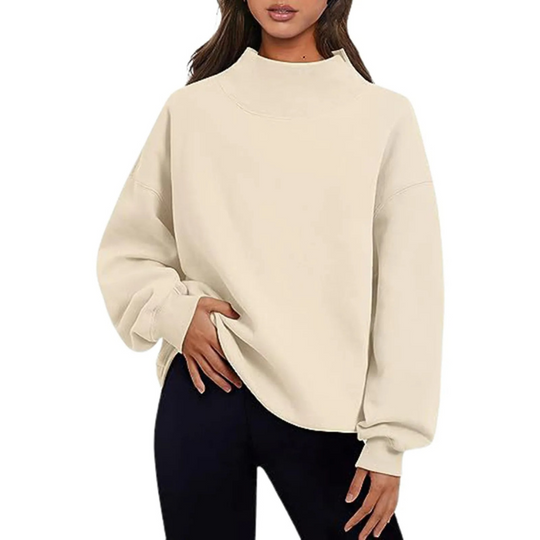 R&B | Sweatshirt Locker Sitzender Damenpullover