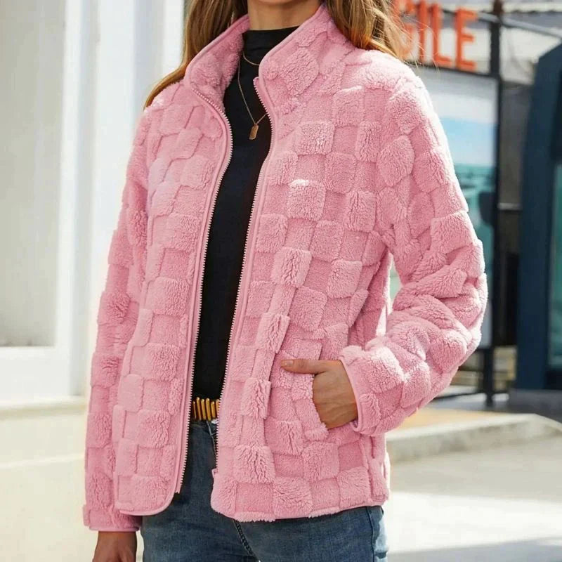 R&B | Karierte Winterjacke für Damen