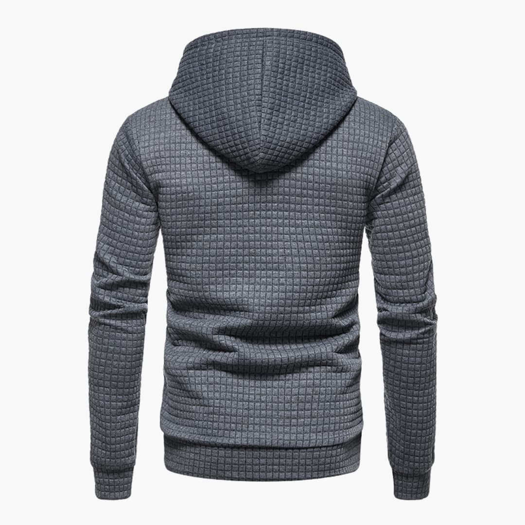 R&B | Kapuzenpullover Kariert - Moderner Freizeit-Hoodie für Alltag und Sport