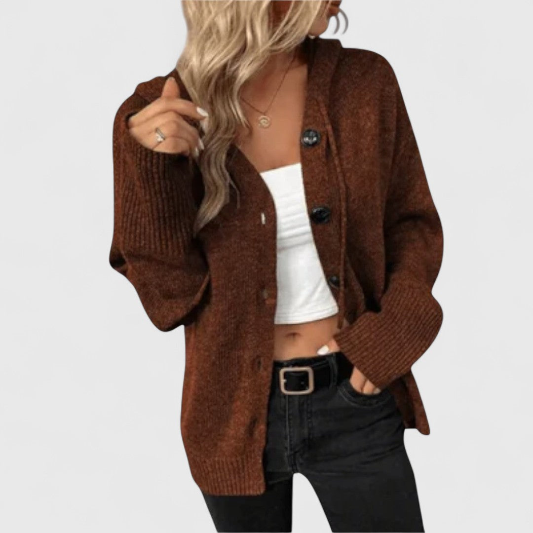 R&B | Klassischer Cardigan mit Knöpfen