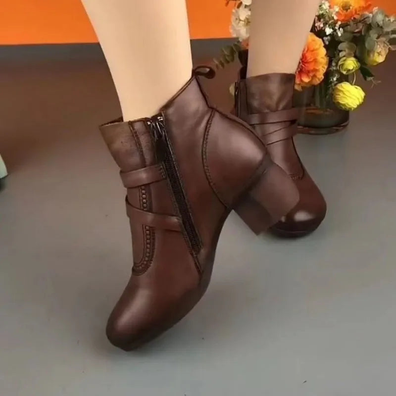 R&B | Damenvintage-Lederschuhe