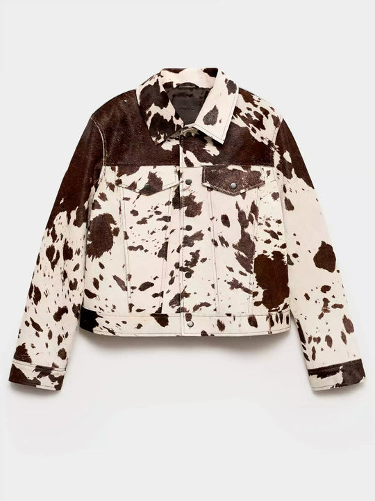 R&B | Gemusterte Lederjacke