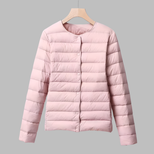 R&B | Tragbare Wattierte Jacke Ohne Kragen für Frühling und Winter