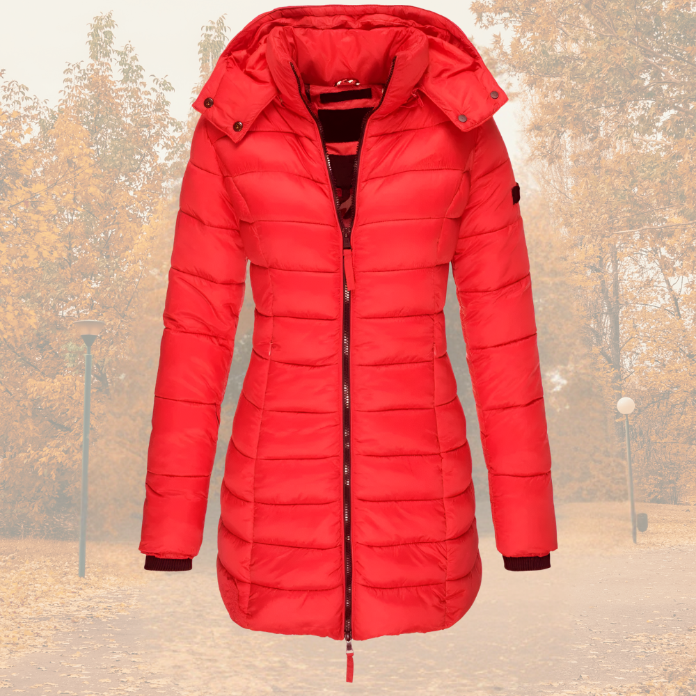 R&B | Wattierte Winterjacke mit Kapuze