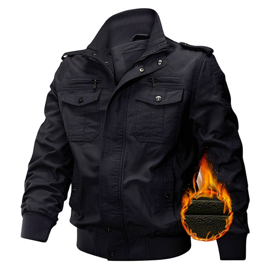 R&B | Stylische Fleecejacke mit Taschen für Männer