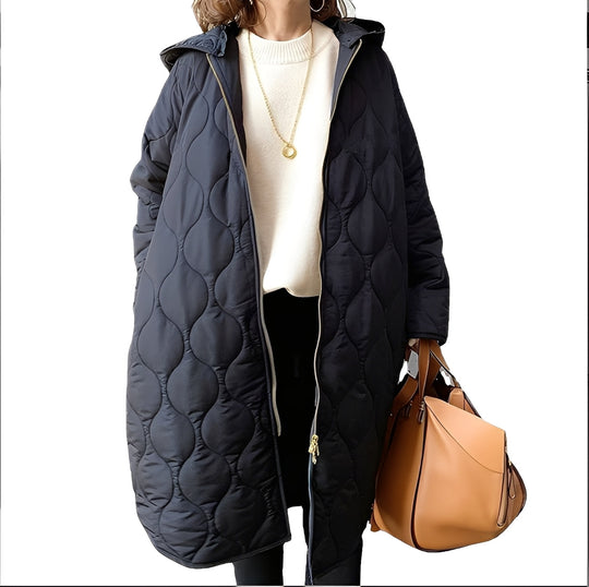 R&B | Lässiger Parka-Mantel mit Kapuze für Frauen