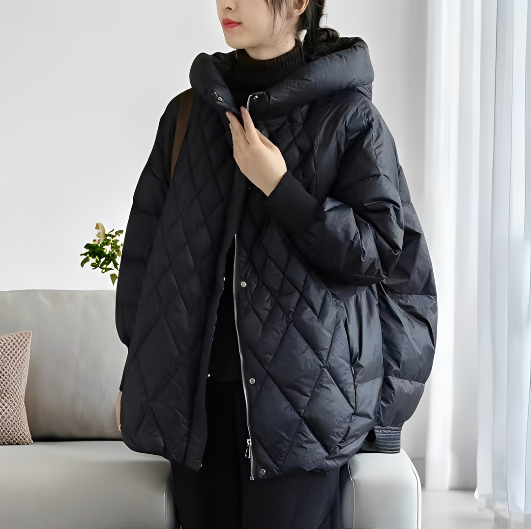 R&B | Lässiger Winter-Daunenmantel mit Reißverschluss für Damen