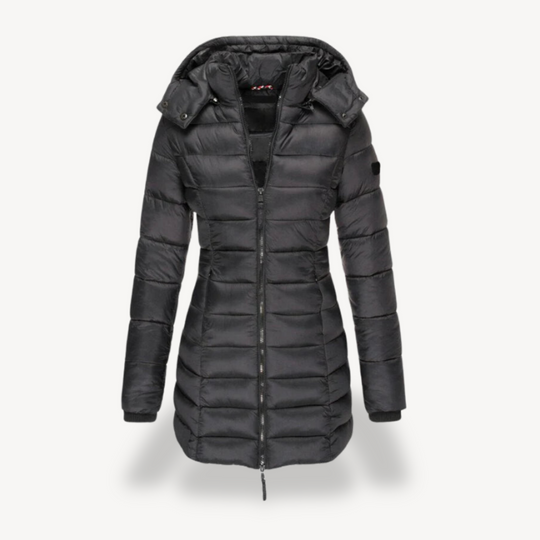 R&B | Damen Pufferjacke mit Kapuze