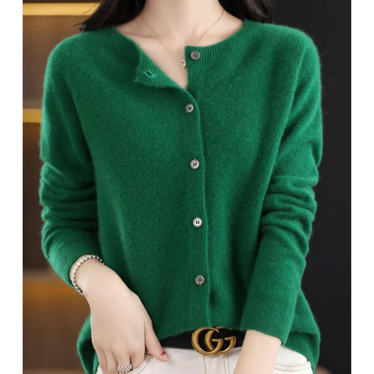 R&B - O-Ausschnitt Cardigan Pullover