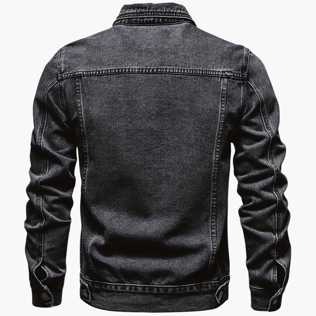 R&B | Slim-Fit Freizeit-Denimjacke für Männer