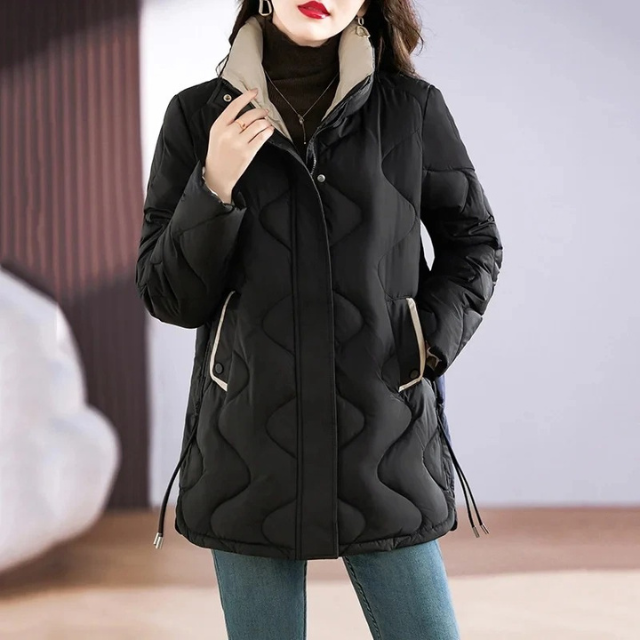 R&B | Elegante gesteppte Jacke mit Stehkragen für einen Smart-Look Ideal für Herbst/Winter