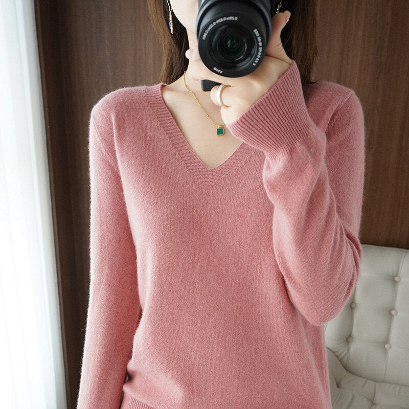 R&B | V-Ausschnitt Pullover