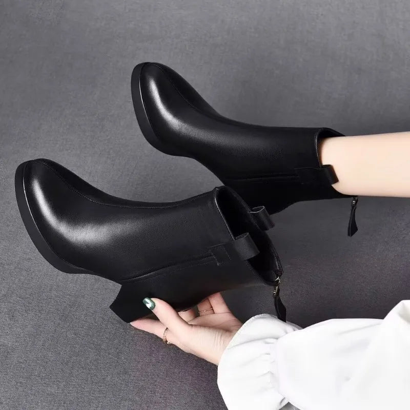R&B | Damen Stylische Spitzzehen High Heel Stiefel