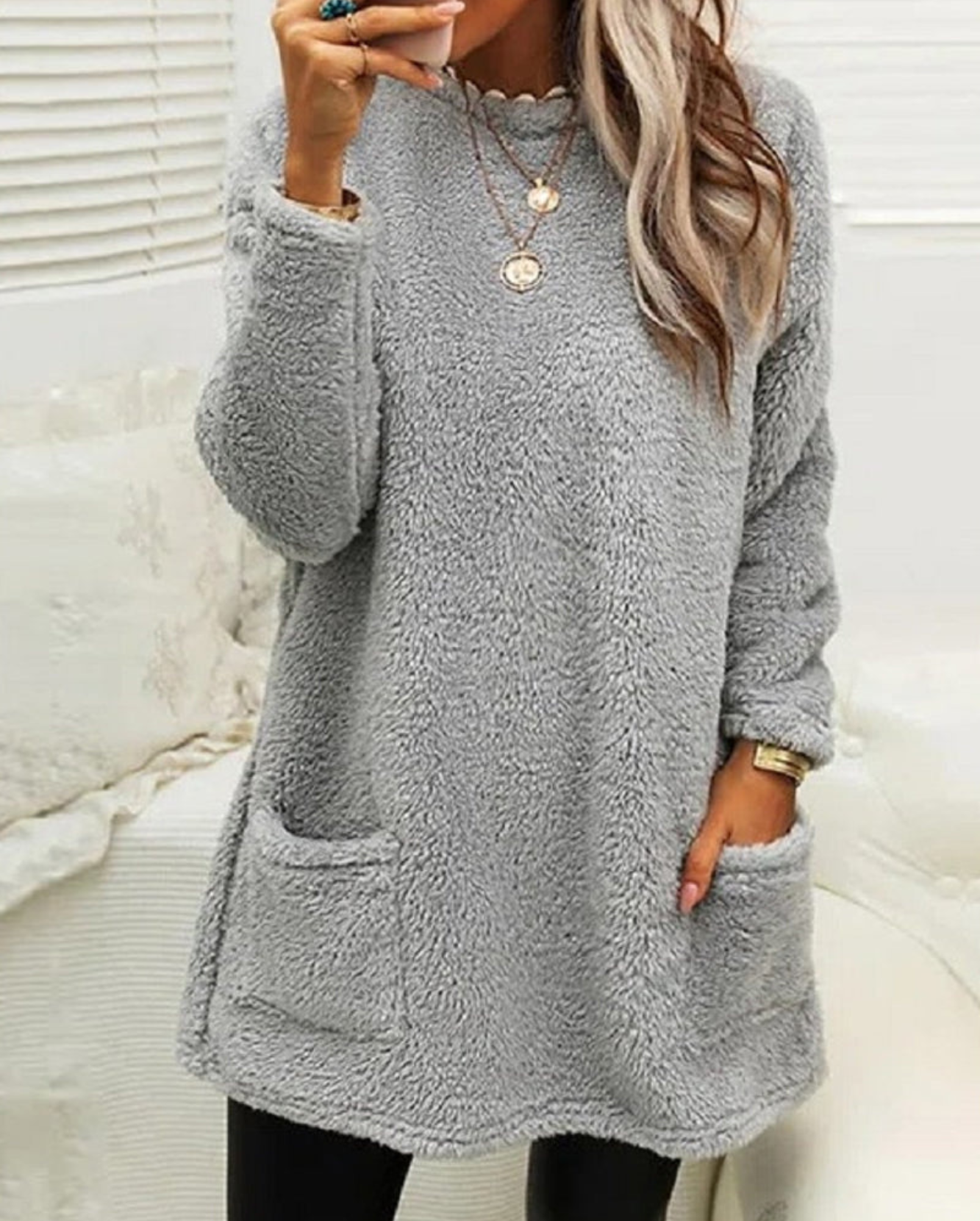 R&B | Pull Warm für Frauen Lang