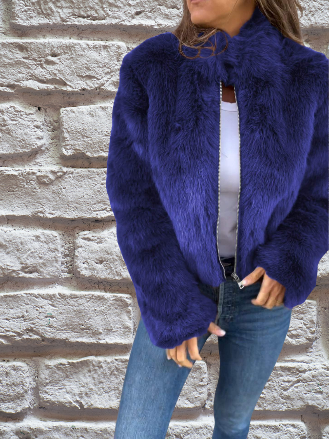 R&B | Luxus Damen-Felljacke