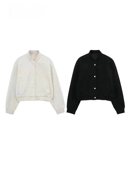 R&B | Cropped Bomberjacke