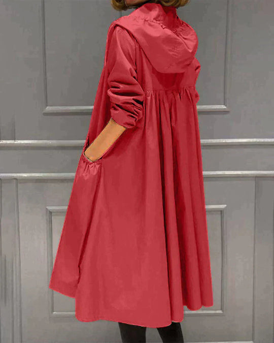 R&B | Damen lange Regenjacke