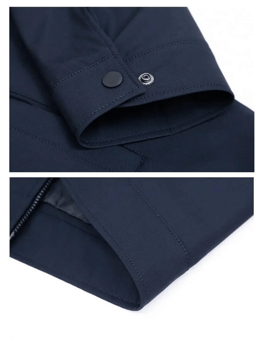 R&B | Gepolsterte Herren Winterjacke aus Polyester
