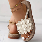 R&B | Damen-Sandalen mit Offener Zehenspitze und Eleganten Geflochtenen Riemen