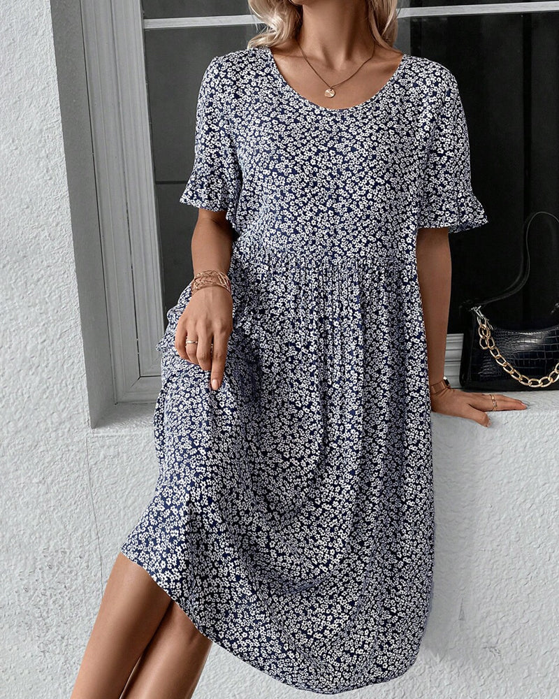EB - Elegantes Kleid mit floralem Muster