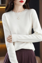 R&B | Pullover - Stylischer weicher Langarm-Strickpullover