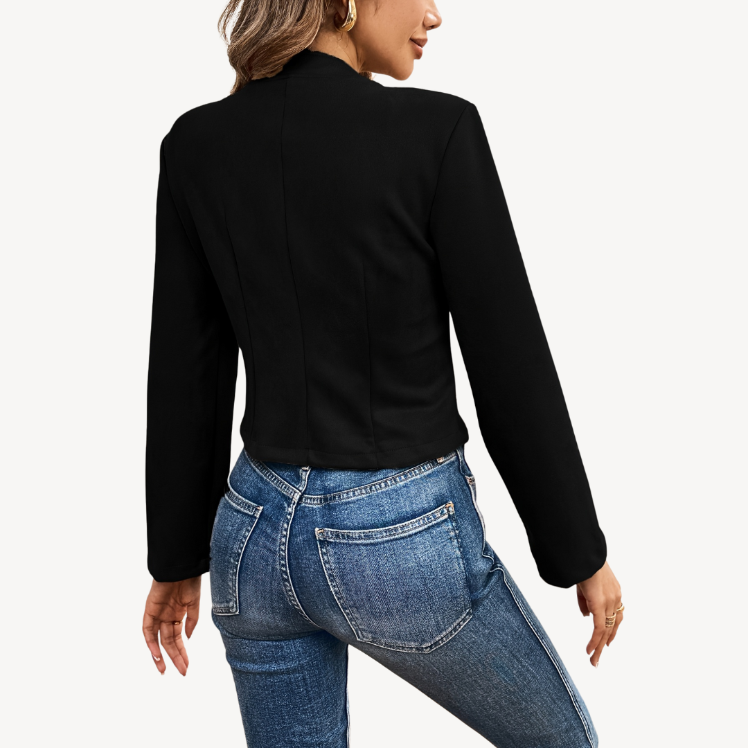R&B | Damen Wildleder Knopfjacke