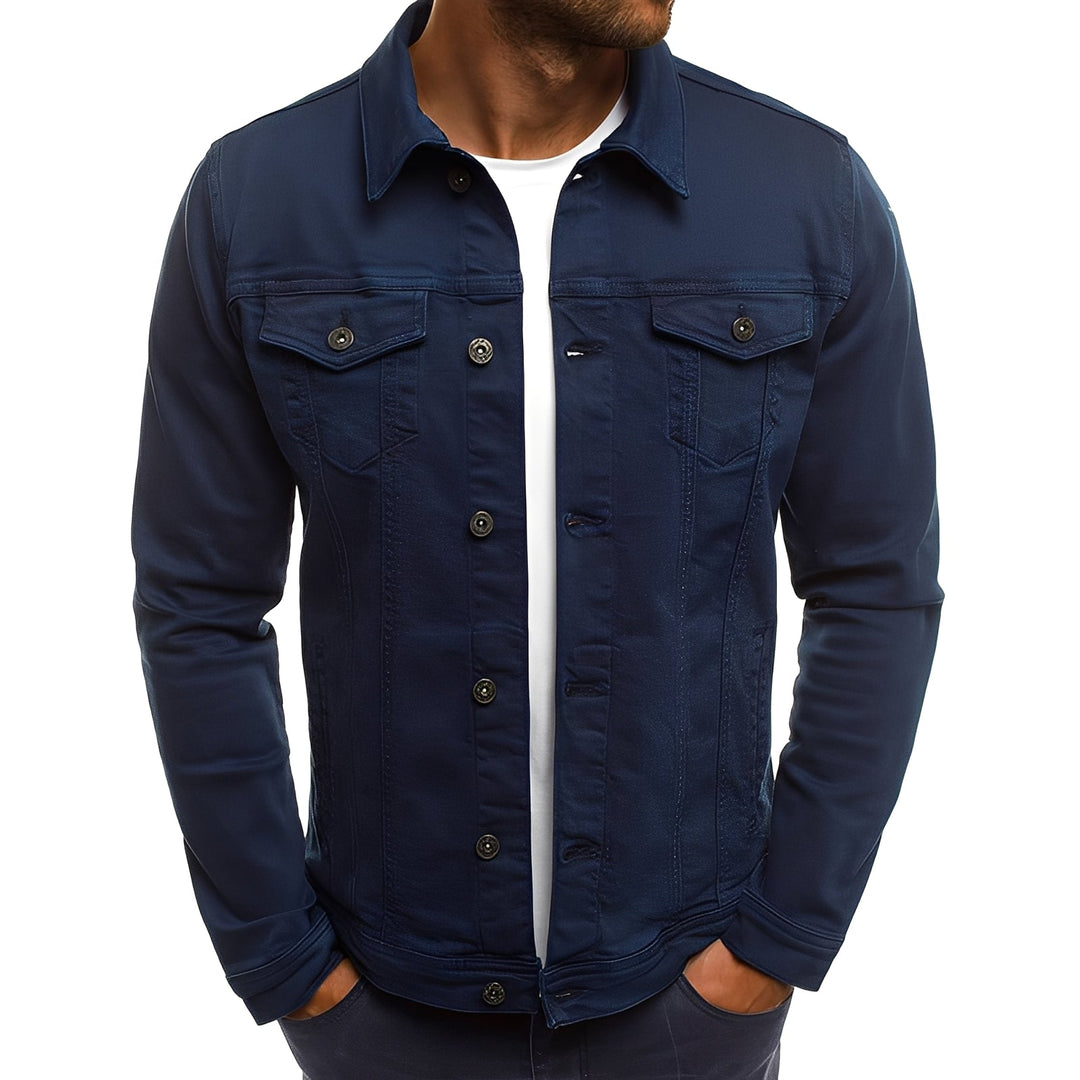R&B | Stylische Denimjacke mit Taschen für Männer