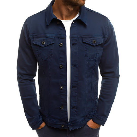 R&B | Stylische Denimjacke mit Taschen für Männer