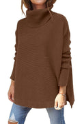 R&B | Jumper - Frauen Herbst Bequemer Rollkragenpullover