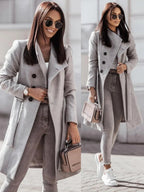 R&B | Klassischer Damen Trenchcoat Mit Doppelter Schleifenverschluss