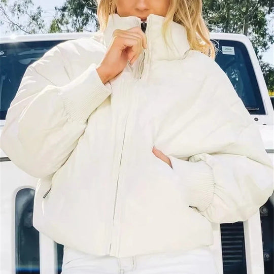 R&B | Kurze Pufferjacke mit Reißverschluss - Reißverschluss