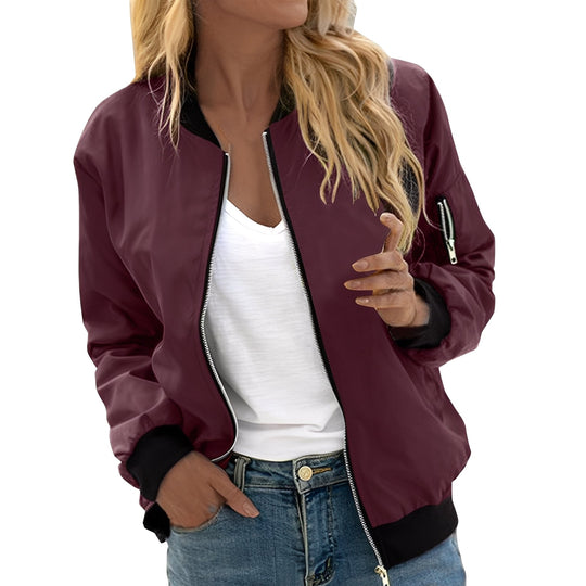 R&B | Lässige Bomberjacke im Retro-Stil für Frauen