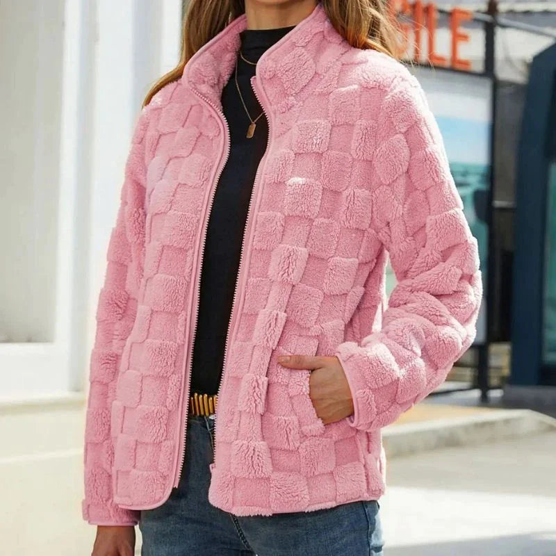 R&B | Karierte Winterjacke für Damen
