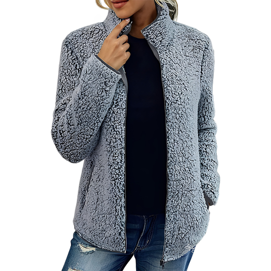 R&B | Eleganter Fleece-Veloursmantel für Damen