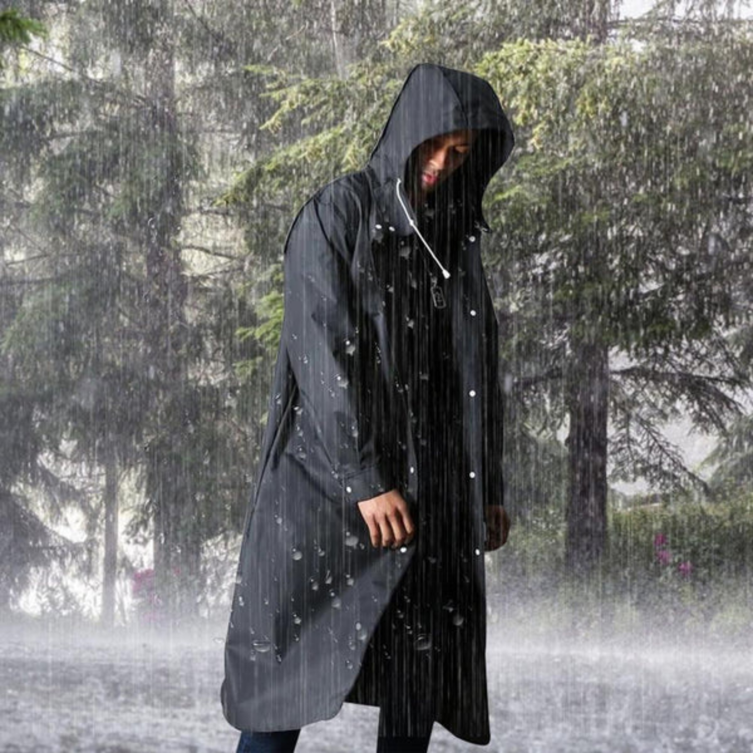 R&B Wasserdichter Outdoor-Regenmantel für Herren