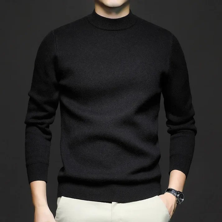 R&B | Klassischer Strickpullover Rundhals Zeitloses und Elegantes Aussehen