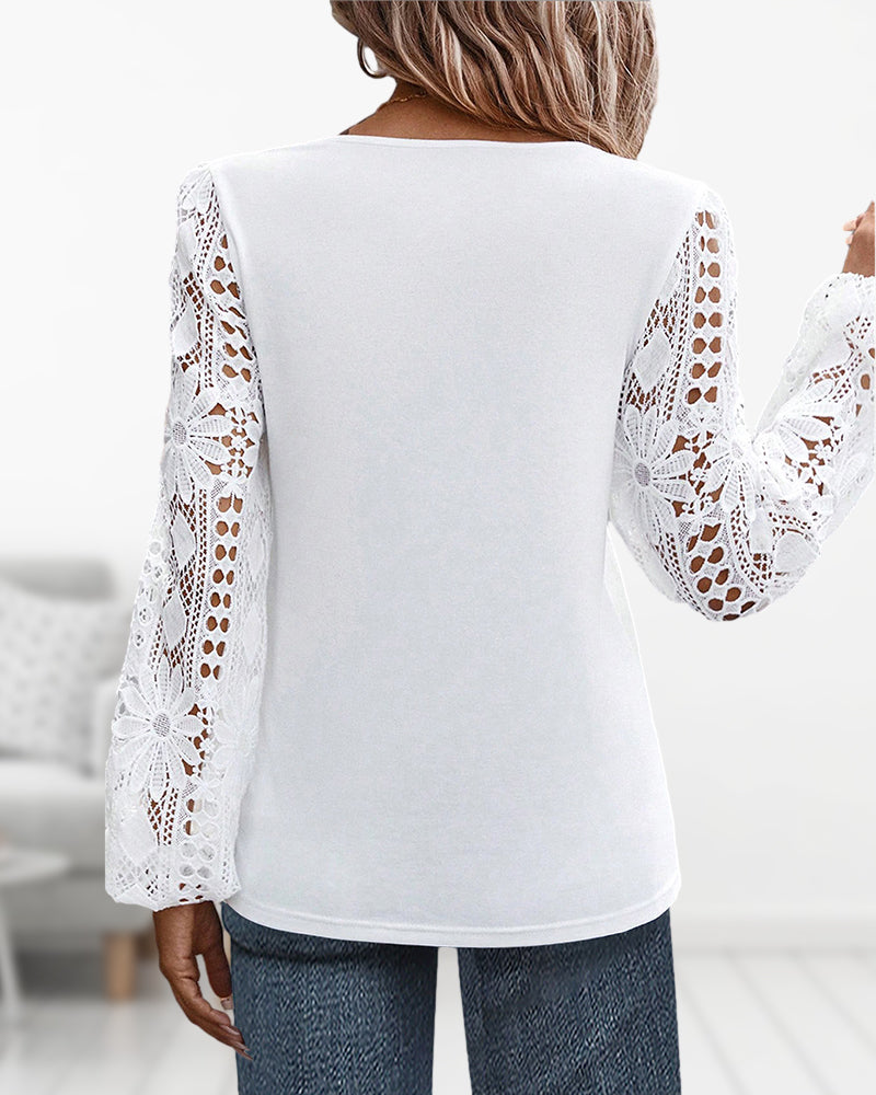 R&B | Bluse mit Spitze