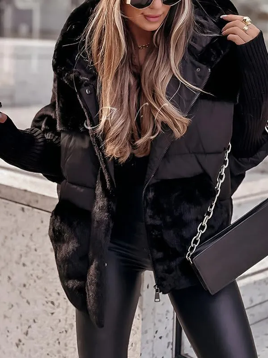 R&B | Bomberjacke mit Kapuze