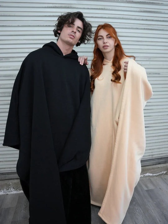 R&B | Oversized Hoodie-Decke - Entspannungs-Kapuzenpullover Zum Wohlfühlen und Relaxen