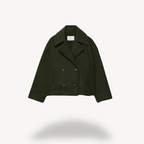 R&B | Kürzerer Woll-Peacoat für Frauen