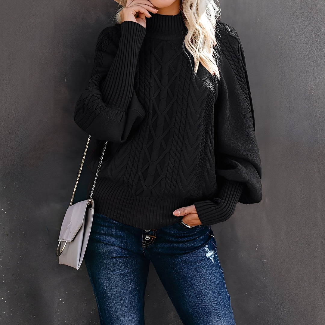 R&B | Eleganter, Lässiger Damen-Rollkragenpullover
