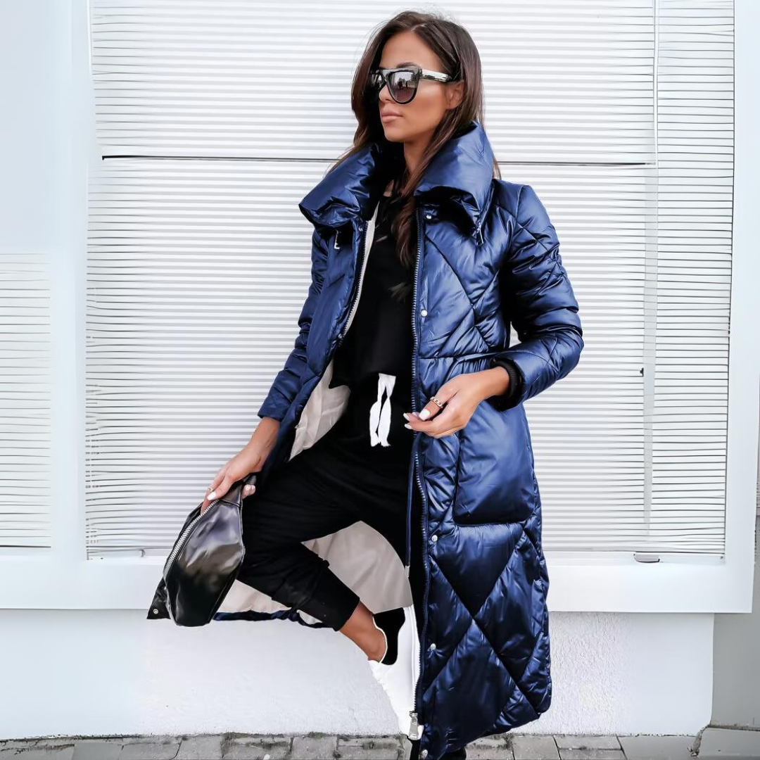 R&B | Lange Parka Schwarz