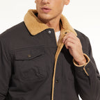 R&B | Winterjacke mit Sherpa-futter Wasserabweisend Warm und Robust