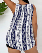 R&B | Gedrucktes Zweiteiliges Tankini