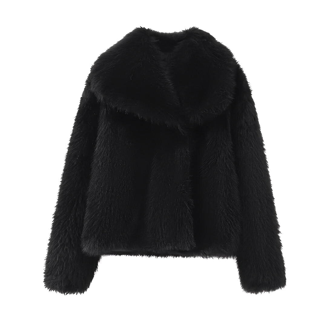 R&B | Eleganter Faux-Fur-Mantel für Frauen