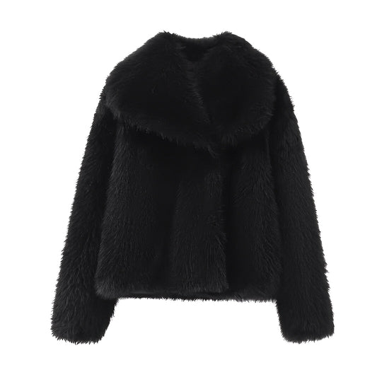 R&B | Eleganter Faux-Fur-Mantel für Frauen