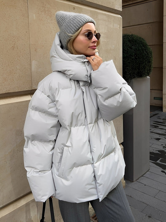 R&B | Warme, gepolsterte, lässige Jacke für Frauen